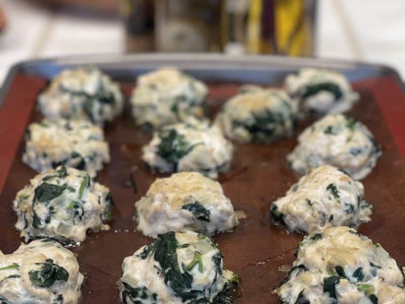 Turkey Spinach Meatballs