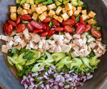 High Protein Low Carb Sandwich in a Bowl