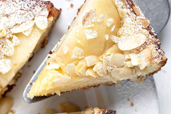 Pear Almond Torte with Sage