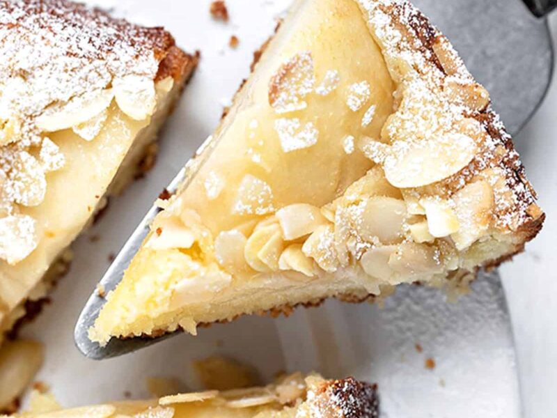 Pear Almond Torte with Sage