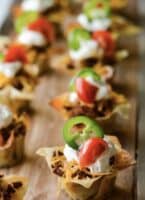 Wonton Taco Cups