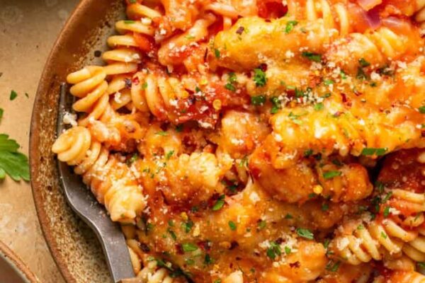 Fusilli Pasta with Chili Peppers