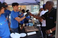 One Love volunteer