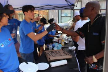 One Love volunteer