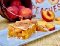 Peach Cobbler for Peach Festival