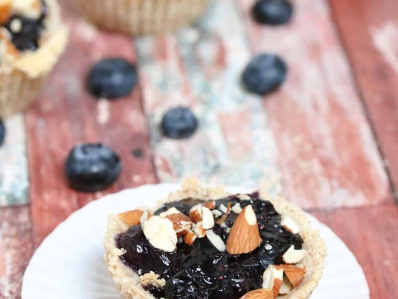 Peach and Blackberry Tartlets