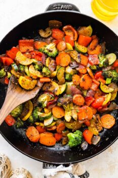 Skillet Vegetables with Green Chiles