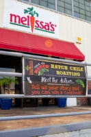 Hatch chile roasting