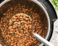 Hatch Chile pinto beans