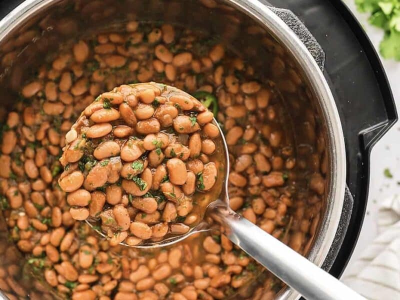 Hatch Chile pinto beans