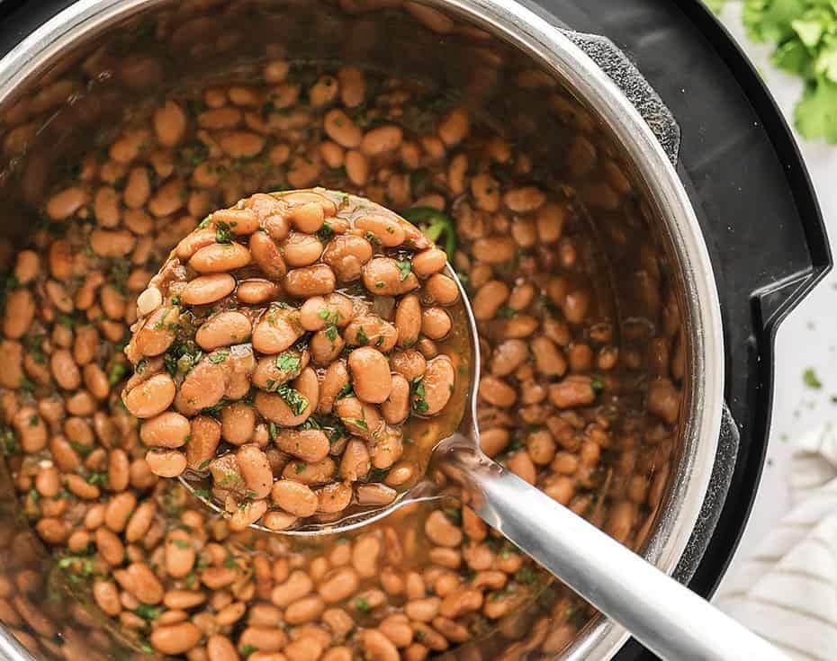 Hatch Chile pinto beans
