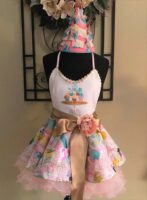 Happy Birthday apron by Couture Aprons presented by The Bikini Chef