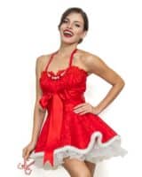 Santa Baby Couture Apron with The Bikini Chef