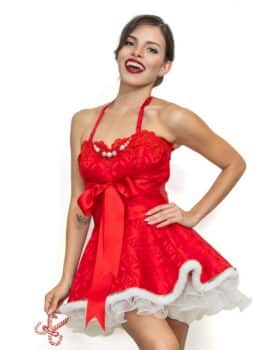 Santa Baby Couture Apron with The Bikini Chef