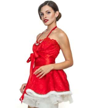 Santa Baby Couture Apron with The Bikini Chef
