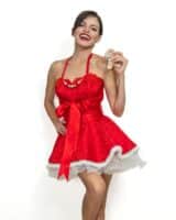 Santa Baby Couture Apron with The Bikini Chef