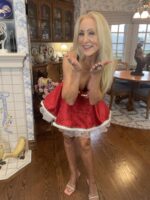 the bikini chef santa baby apron