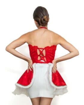 Santa Baby Couture Apron with The Bikini Chef