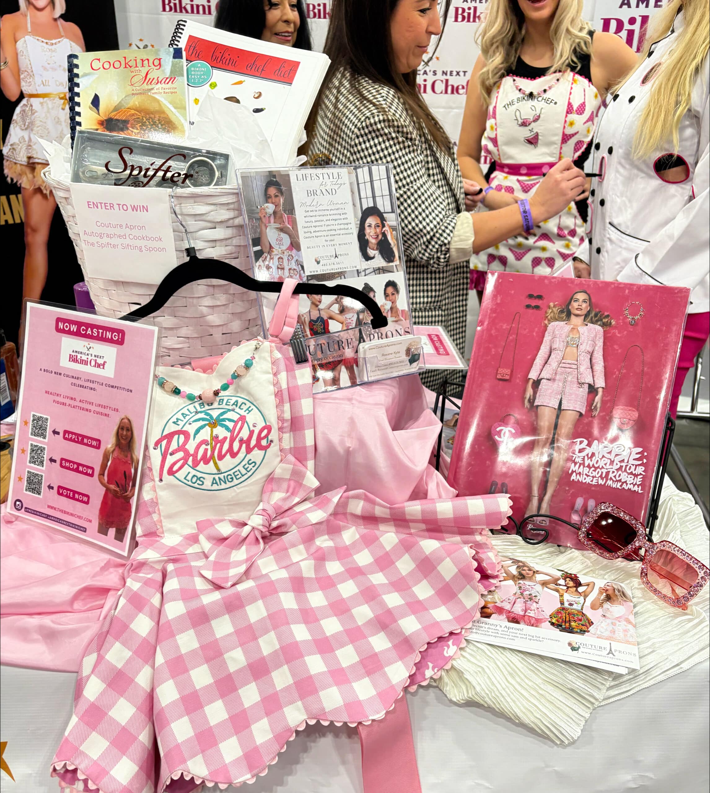 FIT EXPO LOS ANGELES AMERICA'S NEXT BIKINI CHEF BARBIE GIVEAWAY