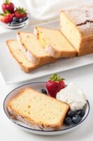 Vanilla Pound Cake with Berries