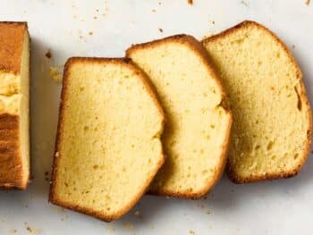 Vanilla Pound Cake with Berries