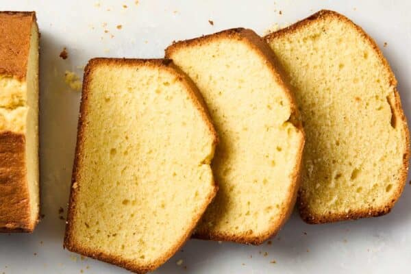 Vanilla Pound Cake with Berries