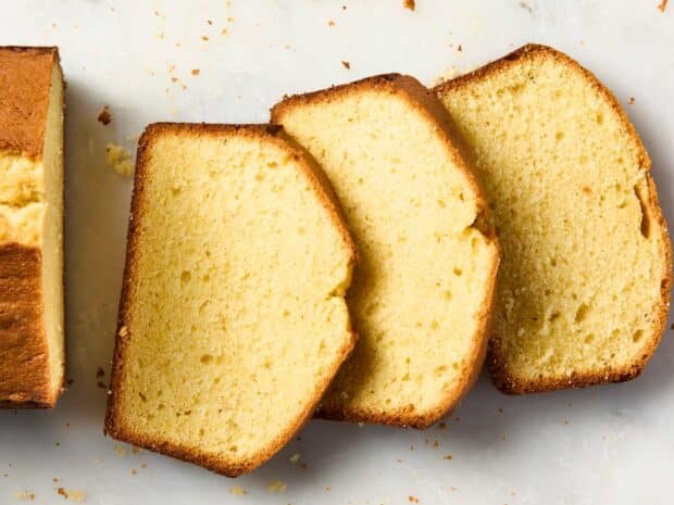 Vanilla Pound Cake with Berries