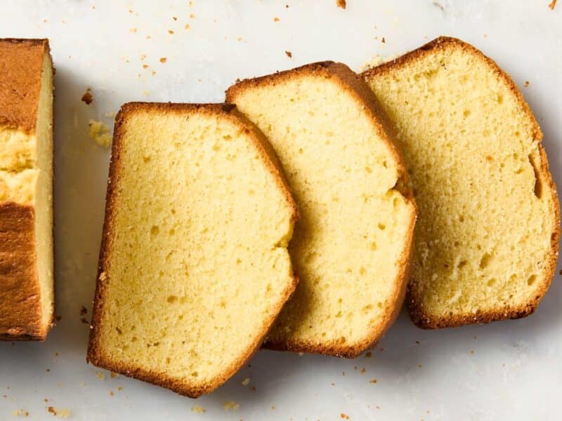 Vanilla Pound Cake with Berries