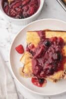 Vegan Pancakes with Wild Berry Compote