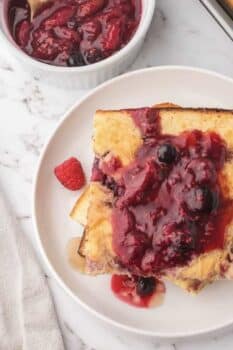 Vegan Pancakes with Wild Berry Compote