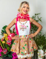 The Tiki Apron by Couture Aprons for The Bikini Chef®