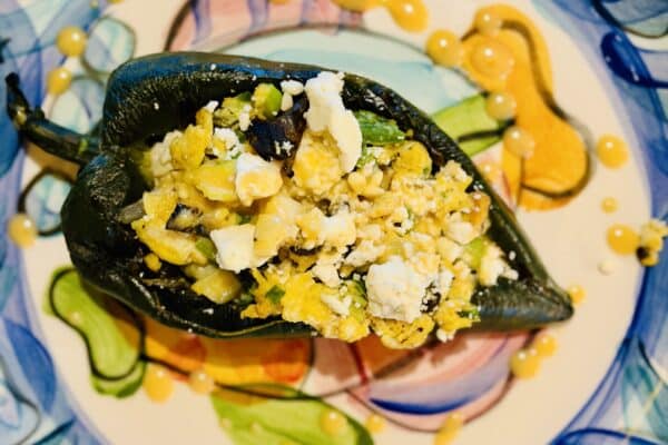 Stuffed Poblano Peppers