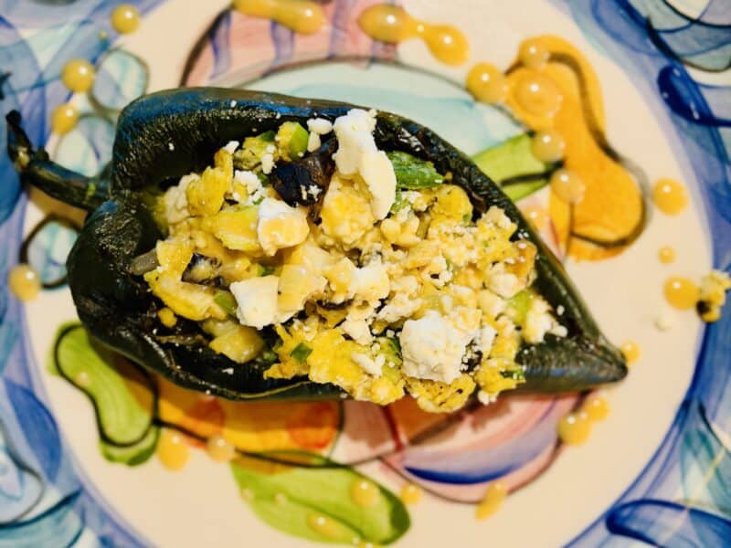 Stuffed Poblano Peppers