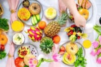 Tropical Fruits for salad