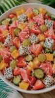 Tropical Fruit Salad with Melissa's Produce