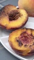 Fire Grilled Peaches