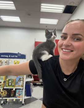 Catherine Went volunteering in Costa Mesa