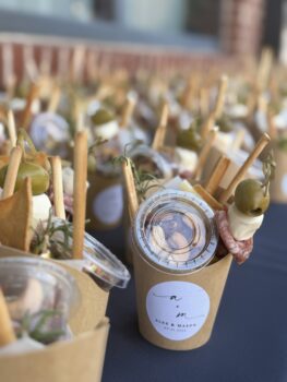 FINISHED GOURMET CHARCUTERIE CUPS