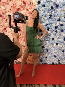 Jacqueline Aizen ANBC contestant on the red carpet