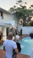 Ryan Murray pool jump