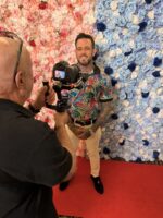 Ryan Murray on the red carpet for America's Next Bikini Chef