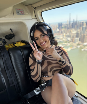 Christina Quan flying and contestant on ANBC