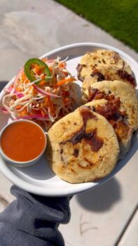 Traditional Pupusa from El Salvador
